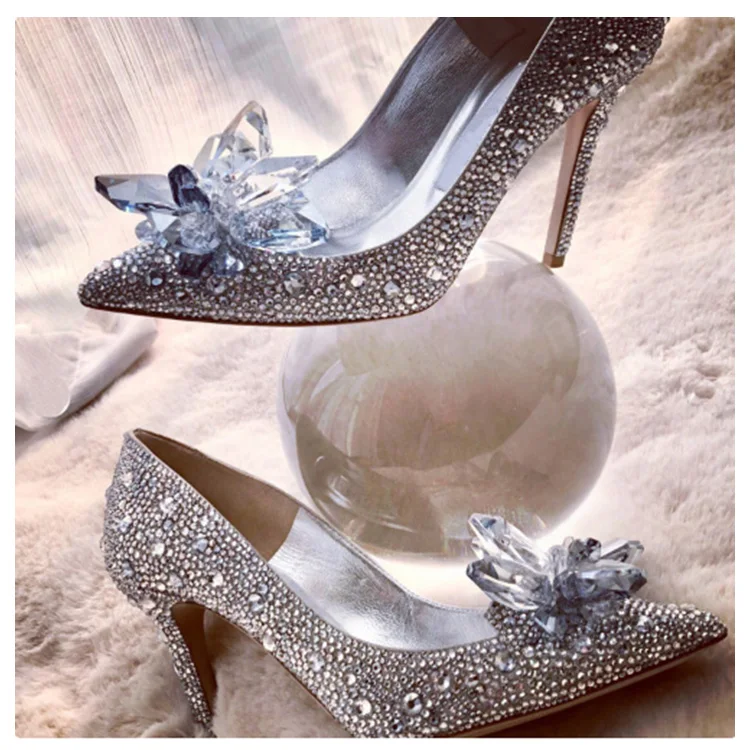 Aliexpress.com : Buy Hot Selling Cinderella Crystal Wedding Heels 2019 ...