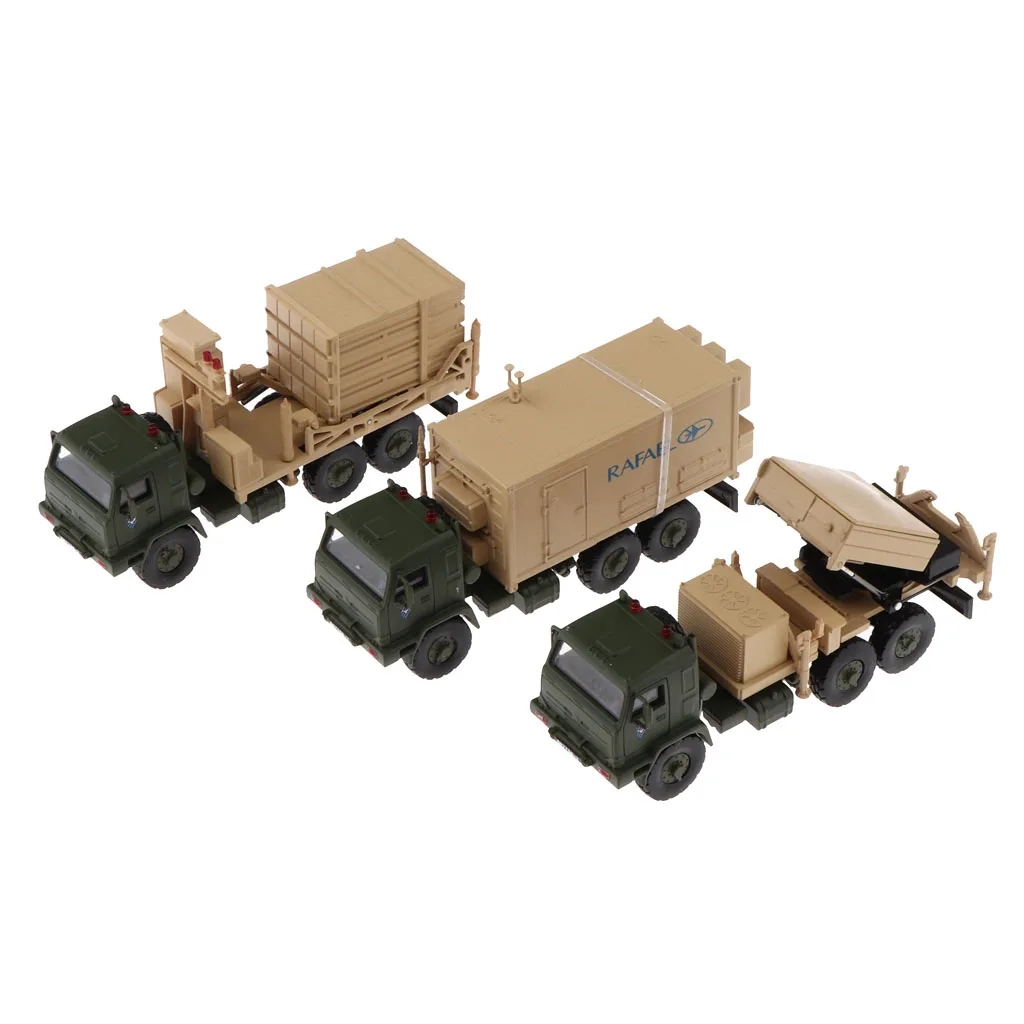 Military Tank Israel Iron Dome Missiles Soldiers Army Vehicle Model Kids Toy