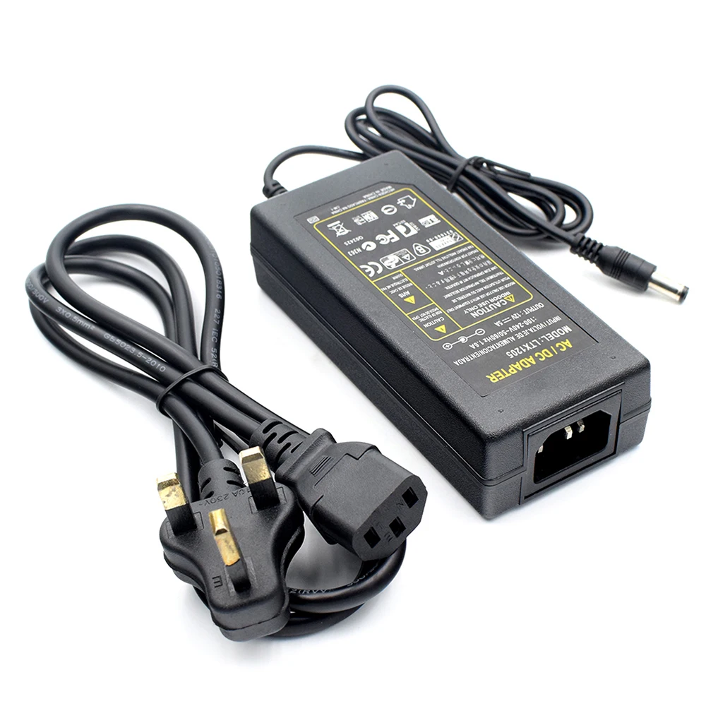 блок питания 12в Светодиодный драйвер для светодиодов AC 110в 220в 240в к DC 12 V