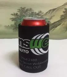 200 шт./лот пользовательские ваш логотип неопрена может охладитель для пикника Австралия короткими держателей для пива Еда банок Еда