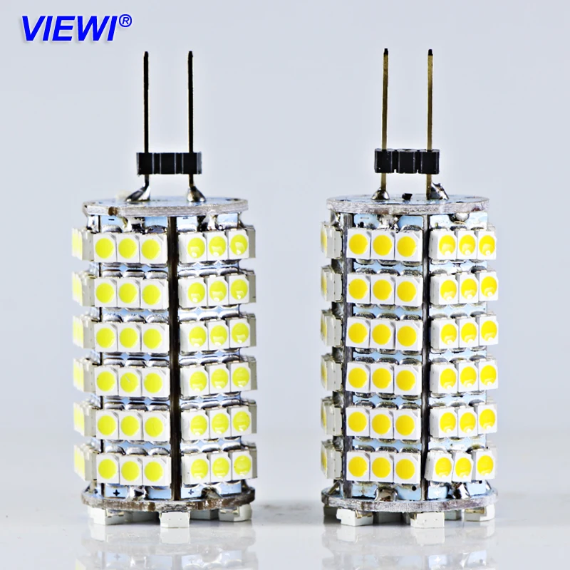 

10x bombilla led g4 corn bulb car 12 volt lights 5W super bright 3528 120 leds 12v energy saving lamp Spot Chandeliers lighting