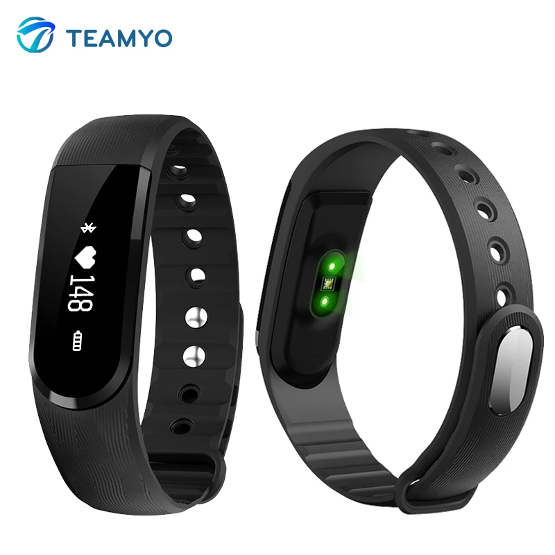 New ID101HR Smart Band ID101 Wrist Bracelet fitness tracker heart rate monitor c