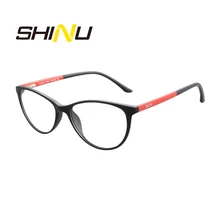 Модные женские солнцезащитные очки "кошачий глаз", очки для чтения, анти-стандарт Blu-Ray и противоусталостные пресбиопические очки UV400 диоптрийные очки Gafas De Lectura SH086