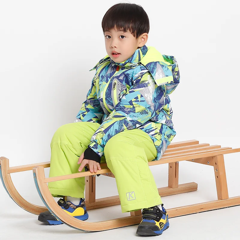 Cabolsa de Esqui Criança das Meninas dos Meninos Roupa dos Miúdos Anos de Idade Outerwear para 3- Índice Impermeável Milímetros Quente Terno Jaquetas Define Crianças 16 15000 13 Cheap Conjuntos de roupas