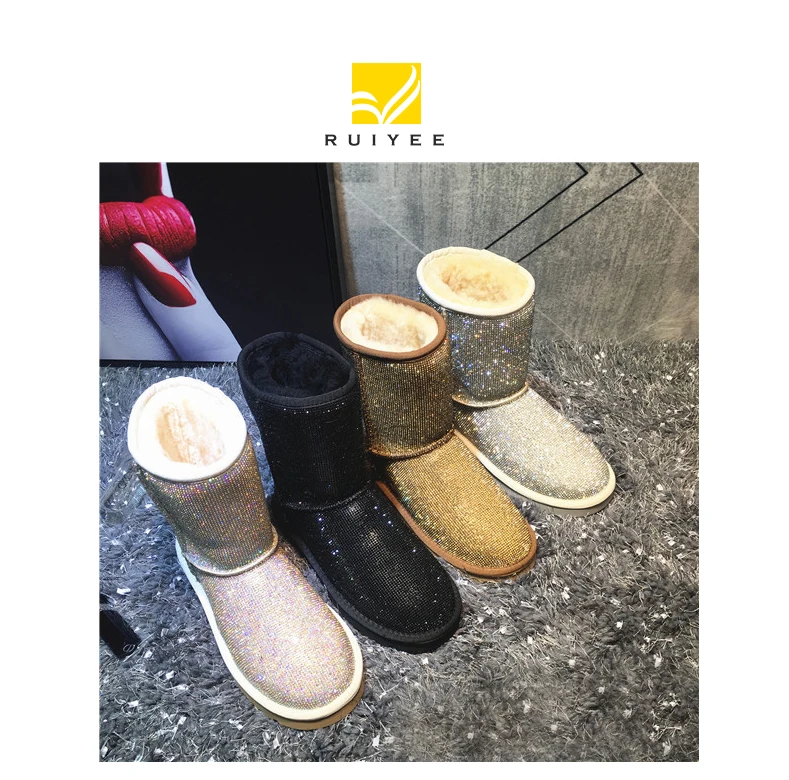 Großhandel RUIYEE Damen Schaffell Stiefel Diamant Schuhe Damen Winter Stiefel Schaffell Wolle Integriert Damen Leder 2018 Neu Von Keroyeah, $221.36 Großhandel RUIYEE Damen Schaffell Stiefel Diamant Schuhe Damen Winter Stiefel Schaffell Wolle Integriert Damen Leder 2018 Neu Von Keroyeah, $221.36