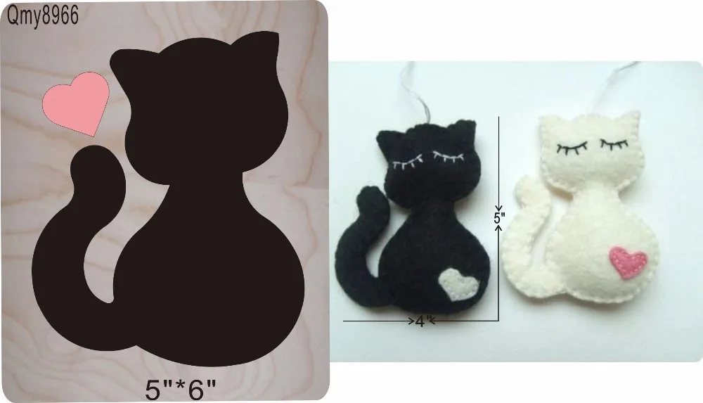 little black cat Wood Mould is compatible with most leading machines Mold thickness: 15.8mm | Дом и сад