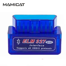 ซูเปอร์มินิบลูทูธV2.1 ELM327 OBD2มินิElm 327รถยนต์วินิจฉัยสแกนเนอร์เครื่องมือสำหรับODB2 OBDIIโปรโตคอลจัดส่งฟรี
