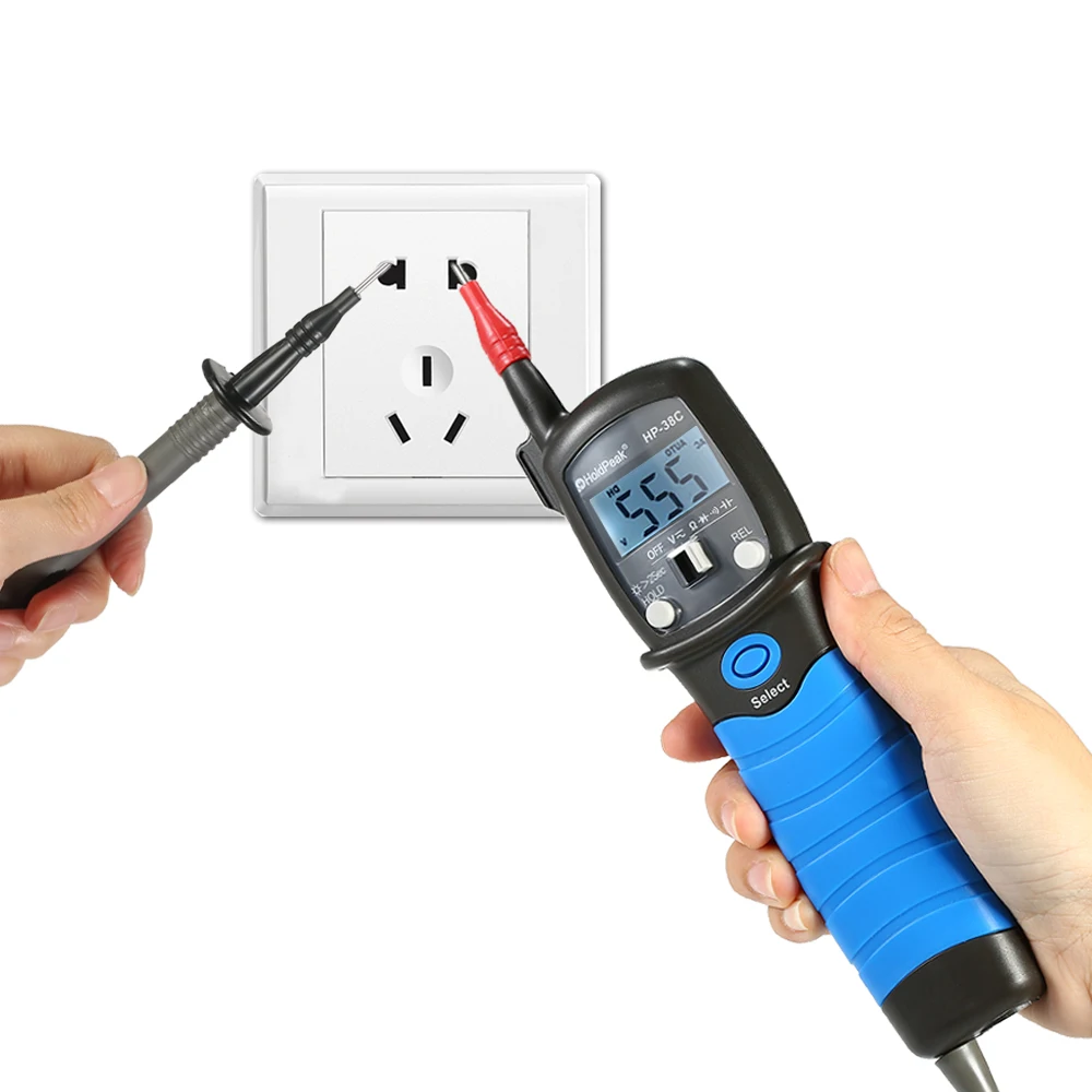 

HP-38C Digital Multimeter Tester Auto-range LCD Pen Type Multimeter Voltage Meter Resistance Capacitance Diode Measuring Tools