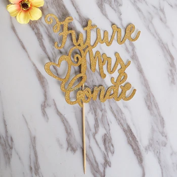 

Custom Future Mrs Cake Topper ,Bride to Be Cake Topper ,Bridal Shower Decor ,Bridal Shower Cake Topper - From Miss to Mrs