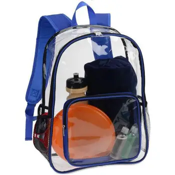 

Fashion Women Transparent PVC Clear Backpack Travel Shoulder Bag School Bookbags Backpack Women