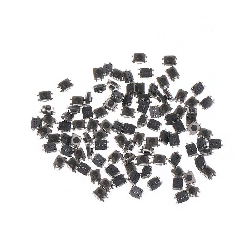 

OOTDTY 4 Pin Touch Micro Switch 100pcs/Set 3*4*2mm SMD Switch Tact Push Button Switches