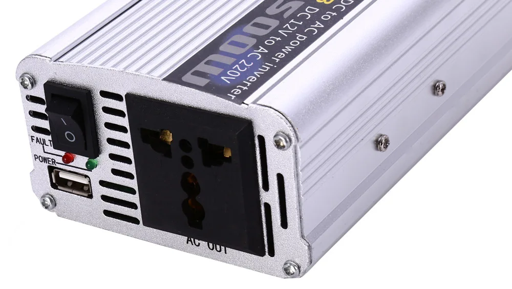 Car Inverter 1500W DC 12V AC 220V Vehicle Power Supply Switch On-board Charger