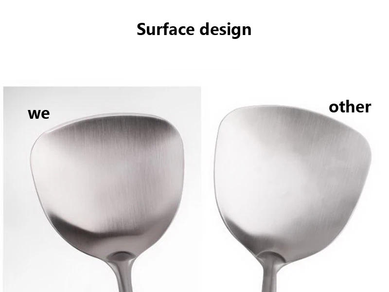 210211/набор шпателей/304 кухонная посуда из нержавеющей стали полный набор кухонной посуды/гуманный дизайн/матовый полированный