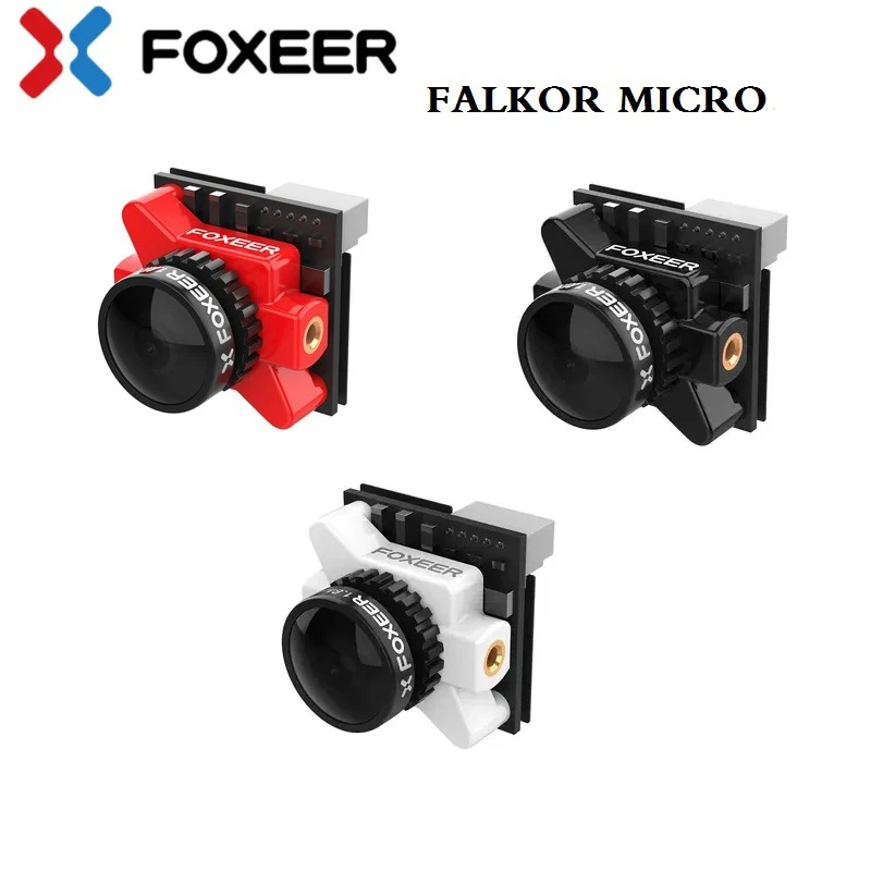 

Foxeer Falkor Micro 1200TVL FPV Camera 1.8mm Lens GWDR OSD All-weather Camera Support Remote Control PAL/NTSC Switchable Camera