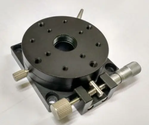 

High Quality 60mm RAxis Trimming Platform Manual Rotating Stages Sliding Bearing Tuning Table