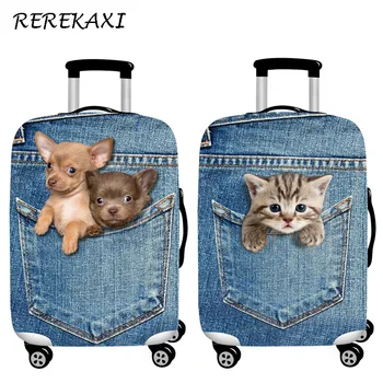 

Animal 3D Cat Dog Luggage Protective Cover 18-32Inch Suitcase Elastic Case Covers Baggage Trolley Dust Cover Travel Accessories
