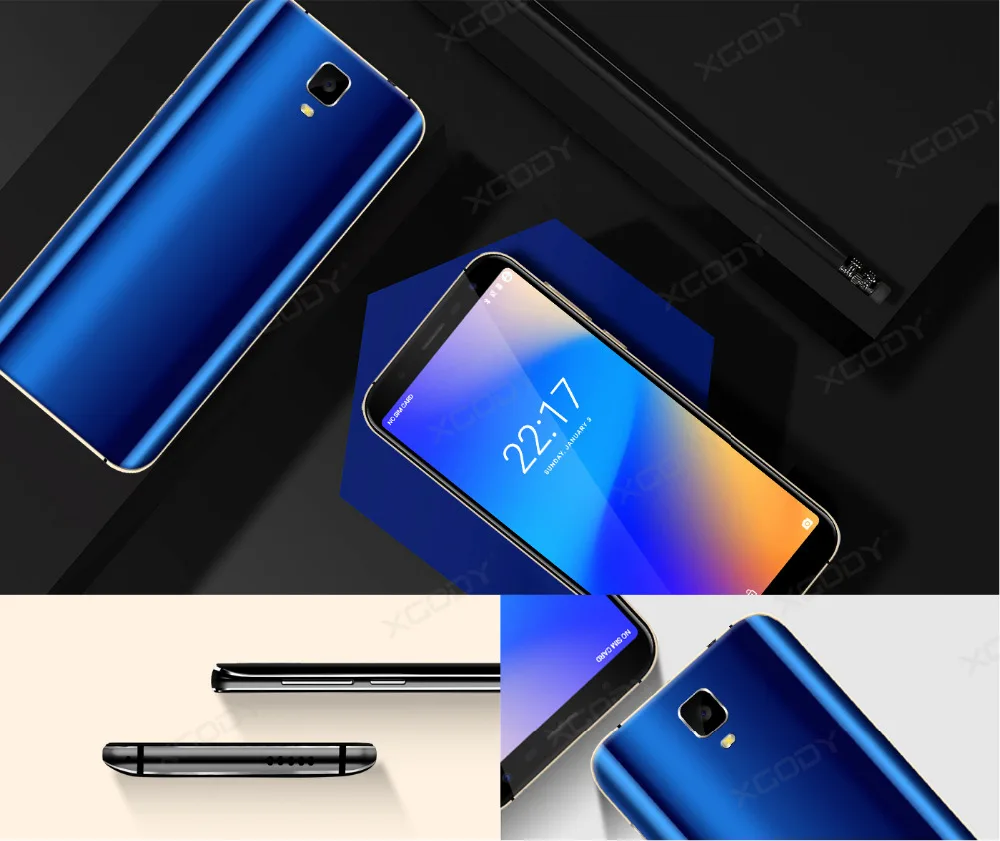 XGODY Y25 3G Smartphone 5.99 Inch 18:9 Android 5.1 Quad Core 1GB+16GB 2800mAh Mobile Phone Original Cellphone XGODY Y25 3G Smartphone 5.99 Inch 18:9 Android 5.1 Quad Core 1GB+16GB 2800mAh Mobile Phone Original Cellphone