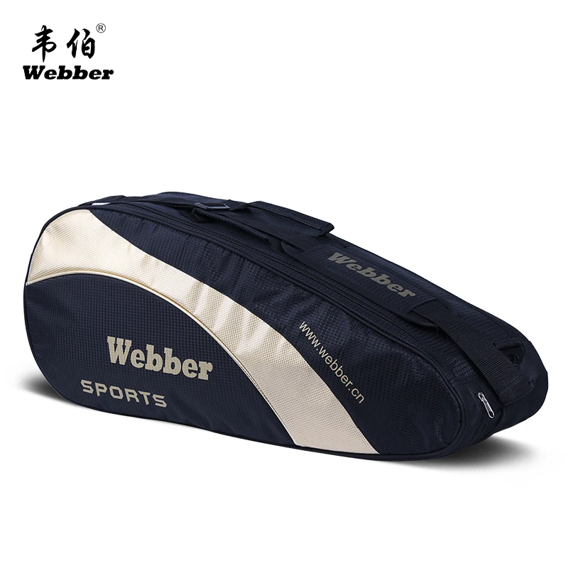 Profesional bádminton raqueta bolso hombro mochila 6 palos bolsa de raquetas