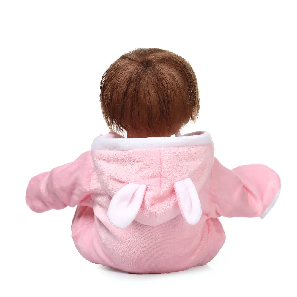 40 см bebe Кукла reborn baby doll Мягкая силиконовая настоящая мягкая на ощупь кукла игрушка для девочек игровой дом игрушки мягкий винил новорожденная девочка баб