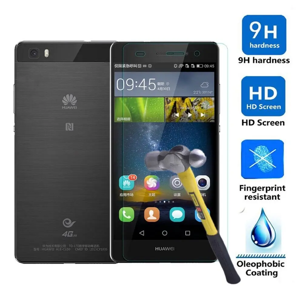 

9H Tempered Glass for Huawei Honor 6 plus 4c 4x 7 4A P8 P8lite G6 G730 G7 Y530 Y550 Y330 Y336 Y3C Y511 Y520 Y541 Y625 Y635 case