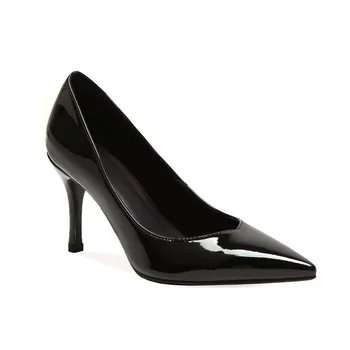 

Single 19 years the spring and autumn period and the high-heeled shoes fashion shallow mouth fine with pointed shoes