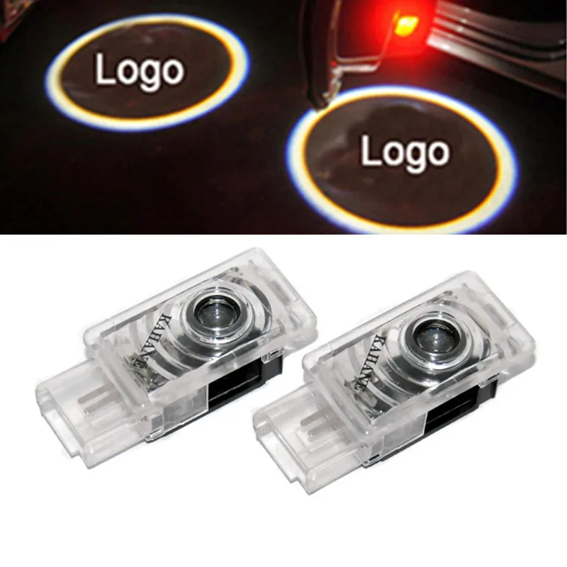

2pcs LED Car Courtesy Laser projector Logo Ghost Shadow light Door Warning Light With for Cadillac SRX XTS CTS ATS Series