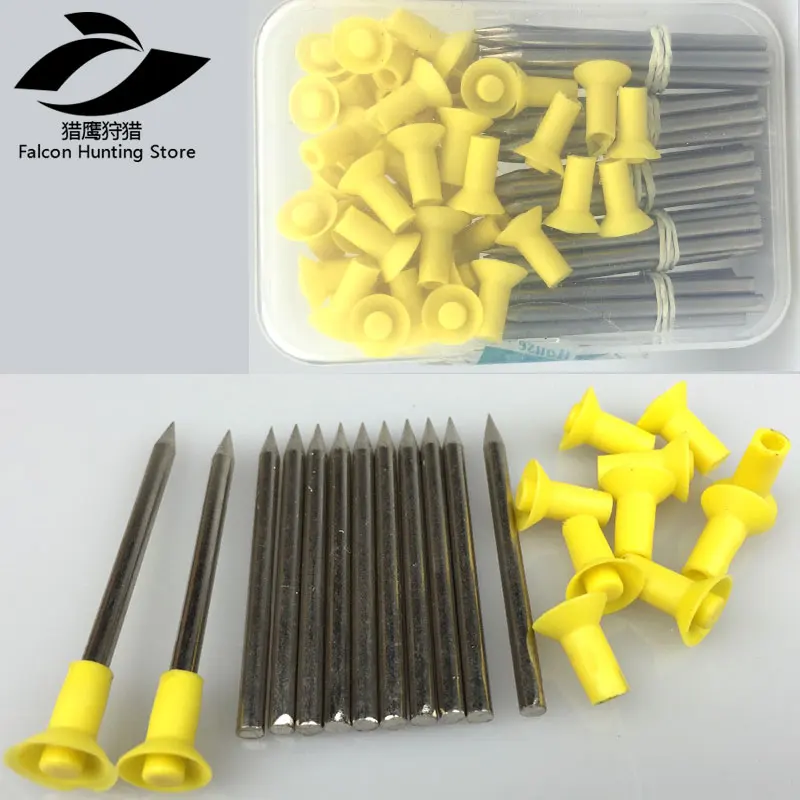

50PCS/LOT 2.25'' METAL NEEDLE DARTS FUEL FUEL DART FOR BLOWGUN .40 CALIBER
