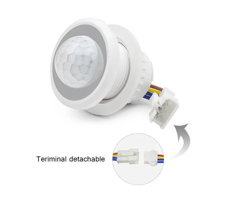 Домашний комнатный переключатель лампы PIR датчик движения ИК детектор управление движением Автоматическое включение/выключение для светодиодный ночник освещение безопасности