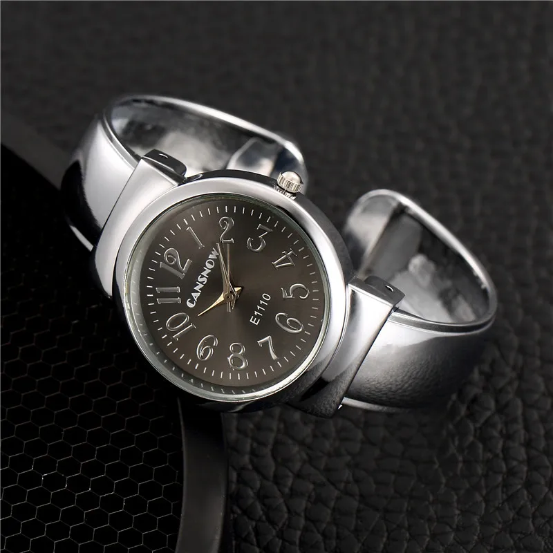 

New Bracelet Watch 2019 Stylish Silver Round Dial Quartz Bangle Clock Stainless Steel Analog Quartz Clock relojes para mujer