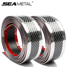 3D Adesivo Auto In Fibra di Carbonio Adesivi In Gomma Universale Anti-collisione Protezioni Auto Porta Decorazione Esterna Accessori Auto