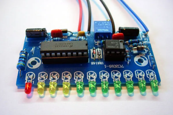 LM3915 10 Светодиодный индикатор уровня звука VU Meter предусилитель усилитель мощности