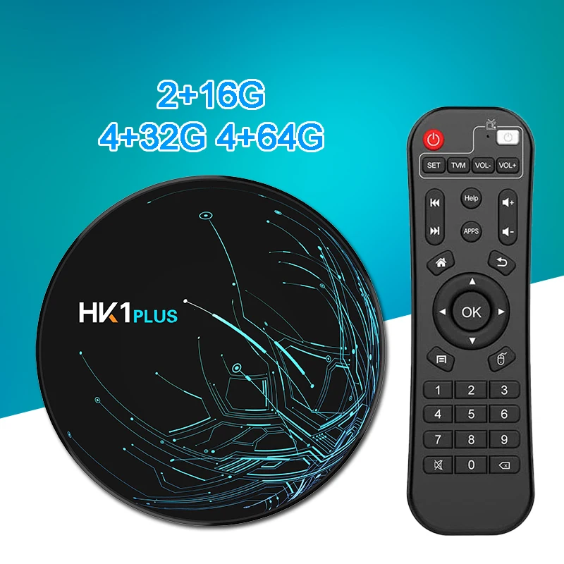

HK1 Plus Android 8.1 TV BOX 4GB 64GB Amlogic S905X2 Quad Core Dual Wifi BT4.0 USB3.0 H.265 4K Netflix Youtube Media Player
