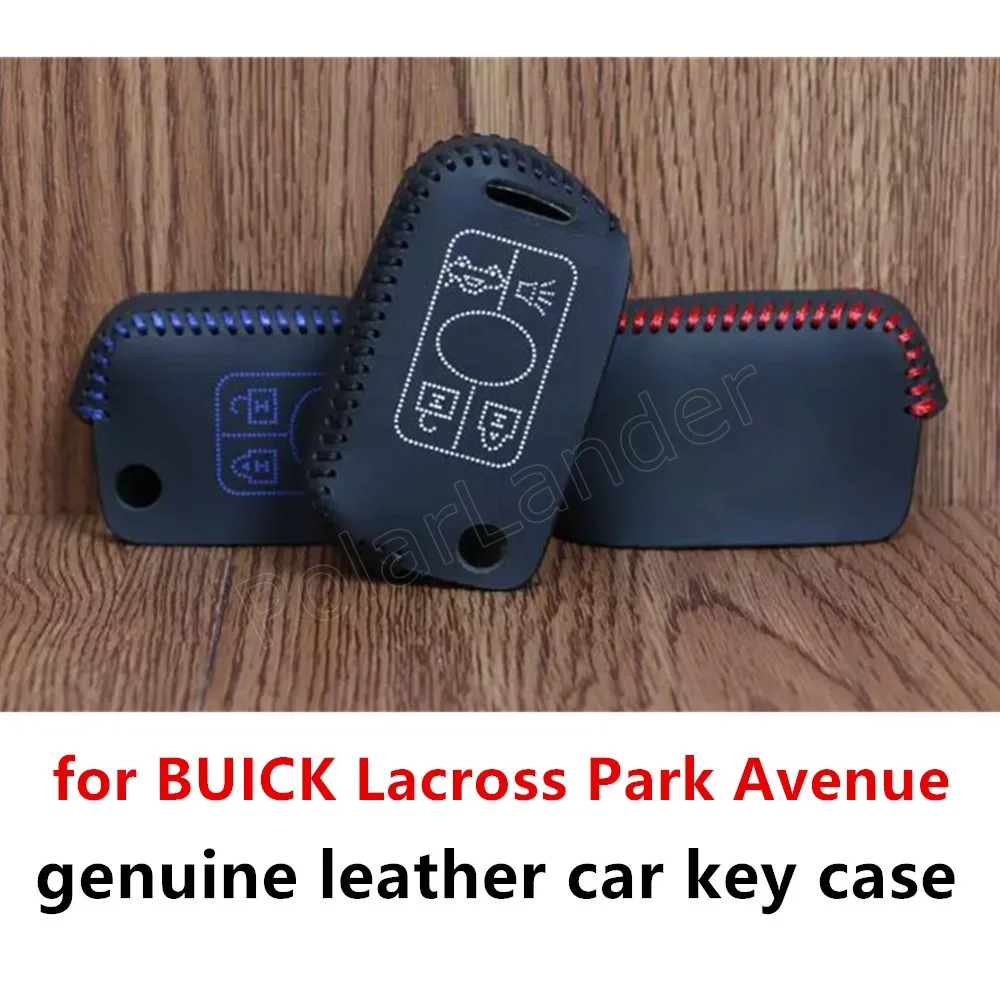 Only Red fit for BUICK Lacross/Park/Avenue Key Case Car Hand Sewing