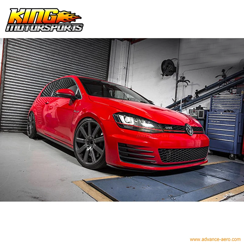 Для- Golf MK7 сетка GTI Стиль Черный Красный Отделка Передняя Решетка Логотип бейдж база-ABS США Внутренняя Горячая