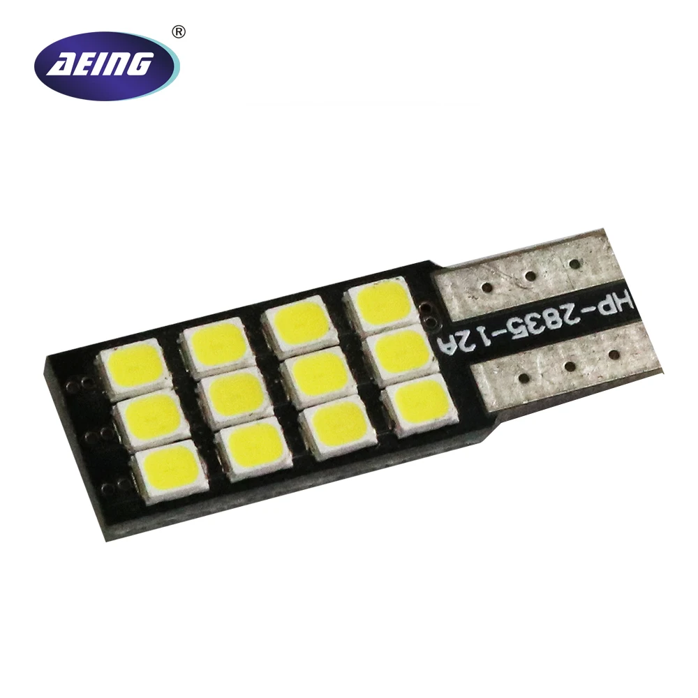 Светодиодный светильник AEING T10 W5W 1 шт. автомобильные лампы белого цвета без OBC Canbus