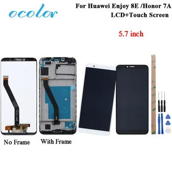 

ocolor For Huawei Honor 7A AUM-TL00 AUM-TL20 LCD Display and Touch Screen +Frame Digitizer +Tools 5.7" For Huawei Enjoy 8E LCD