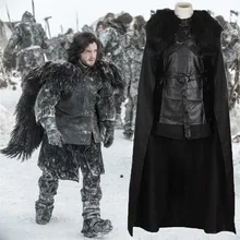 Game of Thrones Cosplay Costume Jon Snow Cosplay Knight song of ice and fire daenerys targaryen Jon Snow Purim costume full set fire emblem path of radiance ike cosplay costume