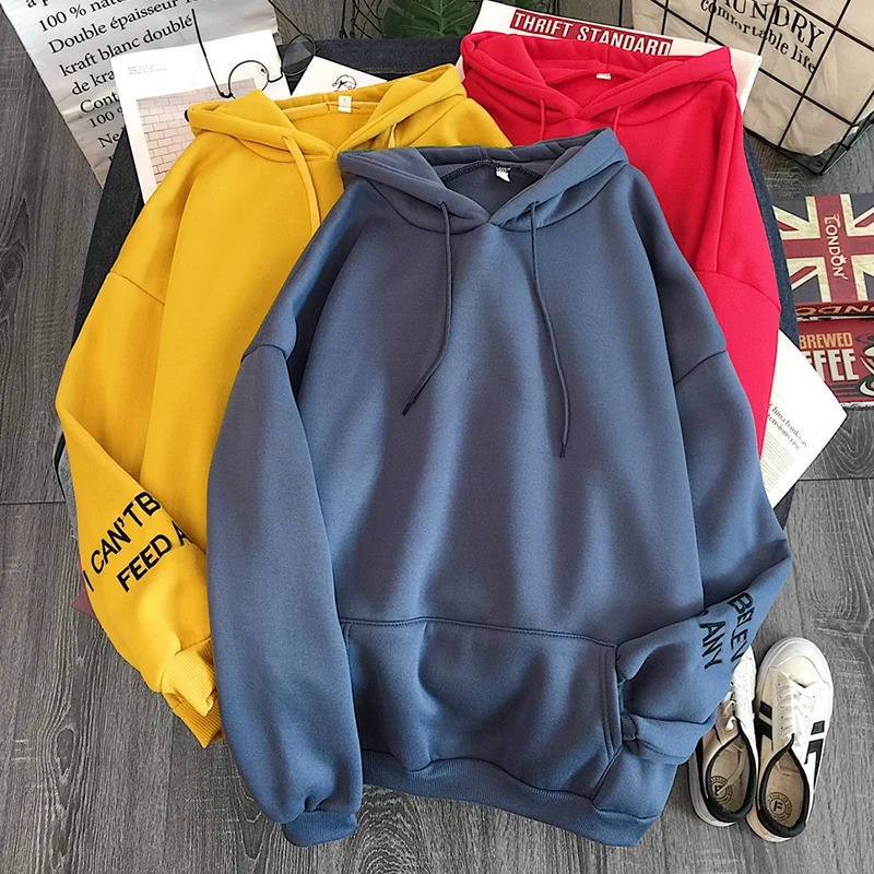 YouGeMan Модные осенние теплые толстовки для женщин Кофты корейский ...