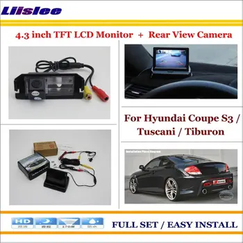 

Liislee For Hyundai Coupe S3 / Tuscani / Tiburon Car Rear Camera + 4.3" TFT LCD Screen Monitor = 2 in 1 Back Up Parking System