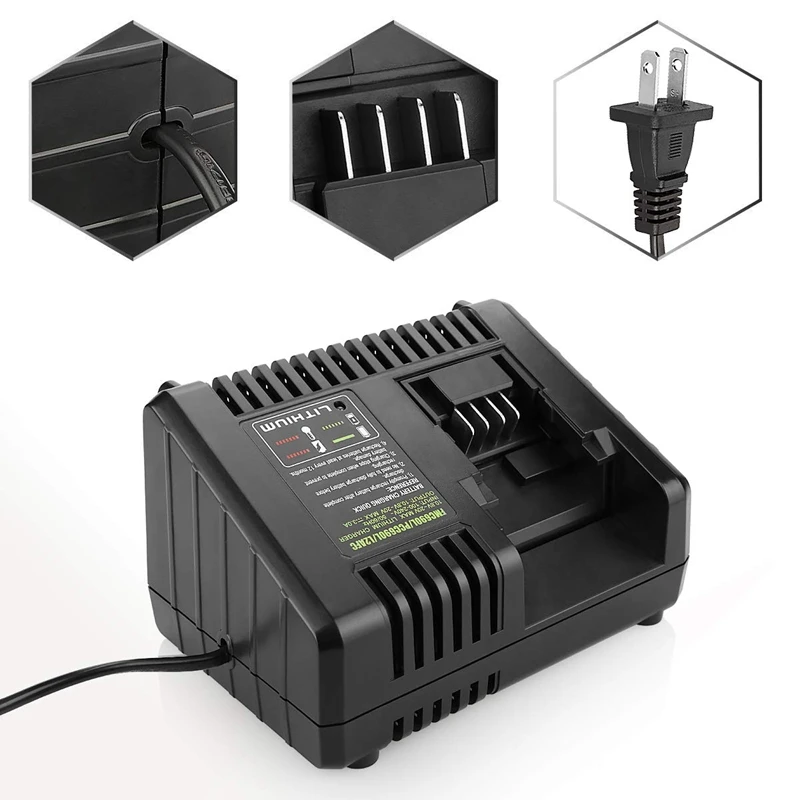 Быстрая замена зарядного устройства для кабеля Porter 20 в Max литий-ионный аккумулятор и Black & Decker 20 в литий-ионный аккумулятор Porter-Cable