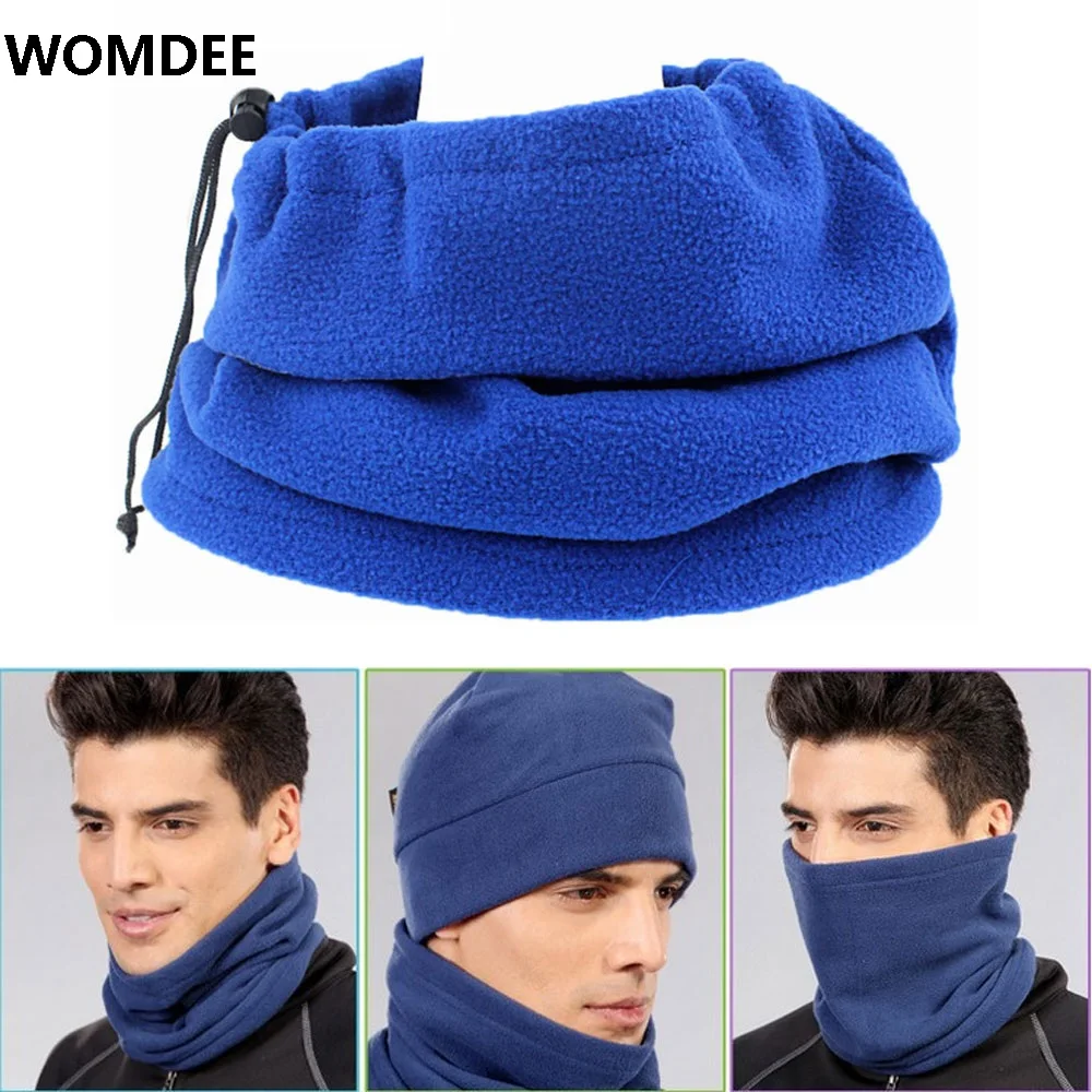 

Cold Weather Polar Fleece Wool Thermal Neck Gaiter Tube Warmer Half Face Mask Winter Snowboard Scarf Headband Bandana Men Women