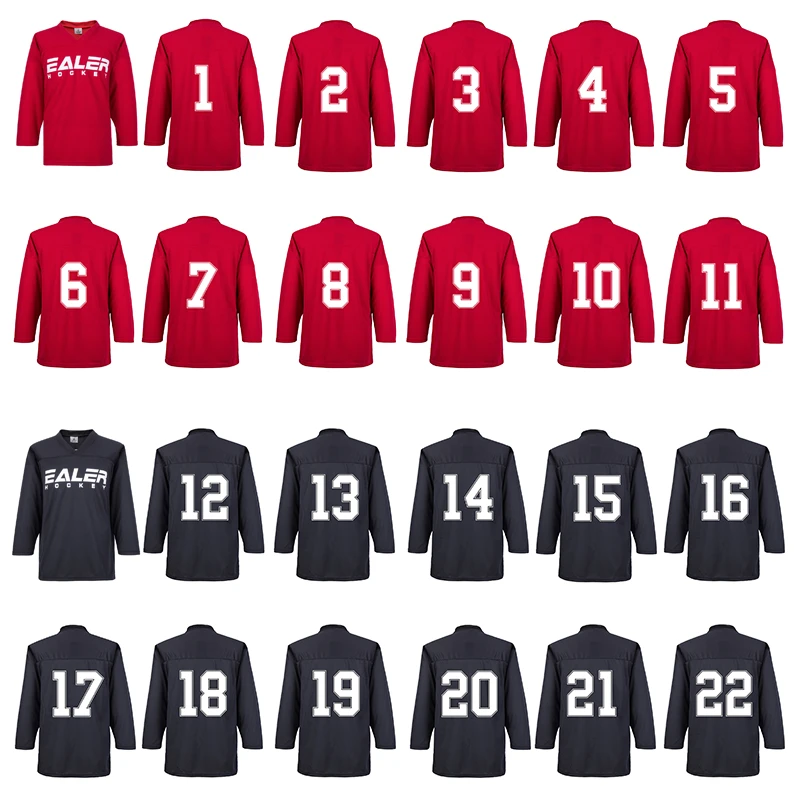 black ice hockey jersey