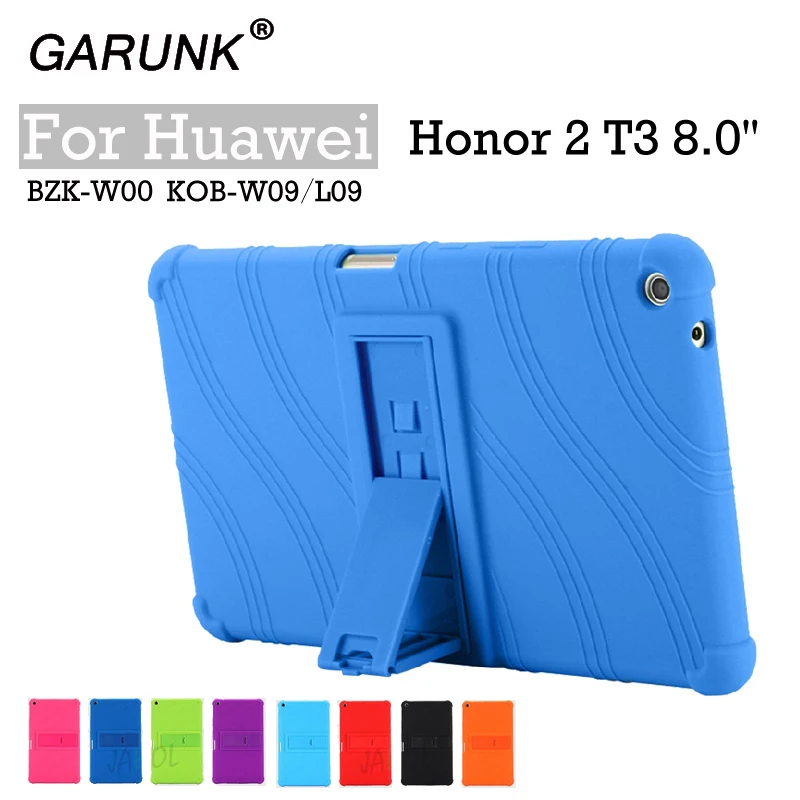 Для Huawei honor 2 T3 8 дюймов чехол из настоящего ТПУ Мягкий планшет прозрачный KOB W09 L09