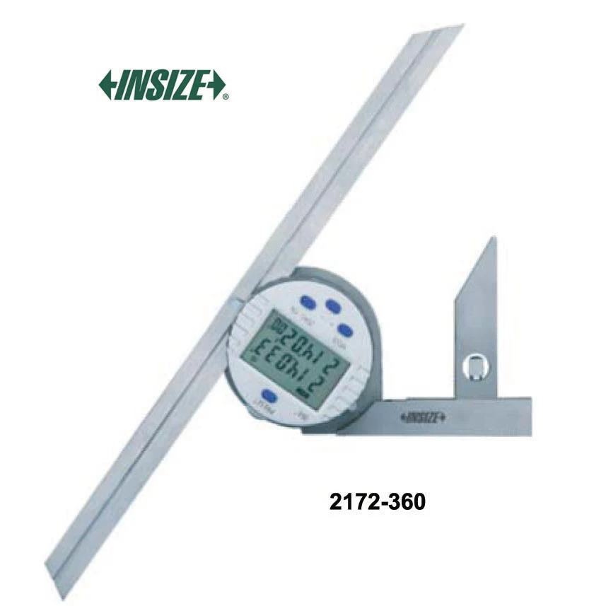 

2172-360 Insize Range 0-300 degree with Digital indicator resolution 30" digital protractor CNC measuring tool