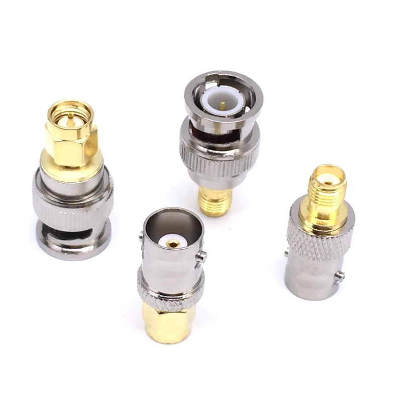 Jx Connector 4 Pieces Bnc To Sma Rf Coaxial Adapter Male To Female To Converter Kit Set 4 Type Cheap huismerk kopen in de aanbieding Jx Connector 4 Pieces Bnc To Sma Rf Coaxial Adapter Male To Female To Converter Kit Set 4 Type Cheap huismerk kopen in de aanbieding