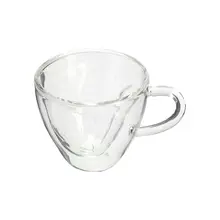 Горячая Распродажа в форме сердца термостойкие двойными стенками Слои прозрачный стакан для чая кружки, чашки