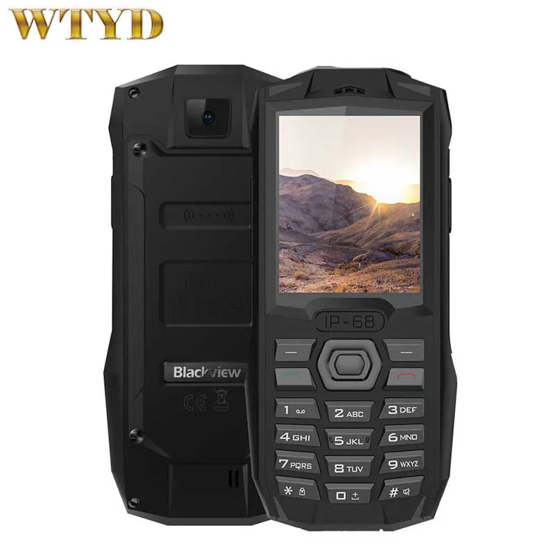 Blackview BV1000 IP68 водонепроницаемый ударопрочный прочный мобильный телефон 2 4 дюймов