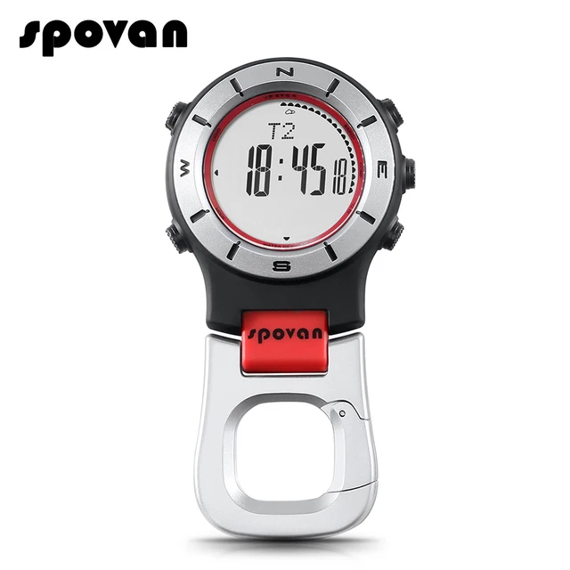SPOVAN Smart Watch Altimeter Barometer Compass Pocket Watch Men LED Sports Watch SPOVAN Smart Watch Altimeter Barometer Compass Pocket Watch Men LED Sports Watch