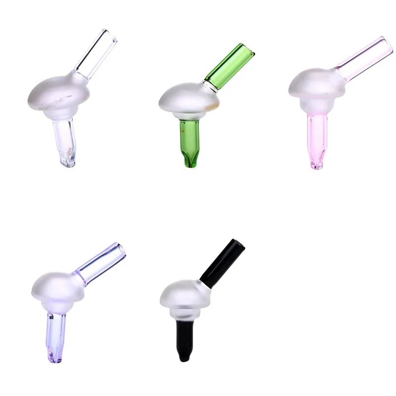 Smoking Dogo 2017 Wholesale High Quality Glass Carb Cap For Thick Thermal Female Banger Nails Colorful Starbucks Style 5PCS/LOT