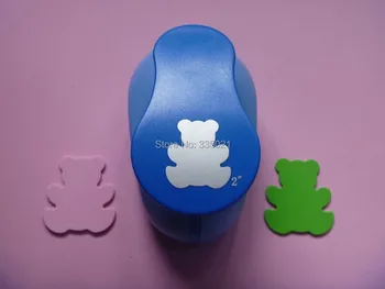 

free shipping 2"(5.0cm) bear EVA foam punch craft punch DIY punch greeting card handmade puncher Scrapbook Handmade puncher